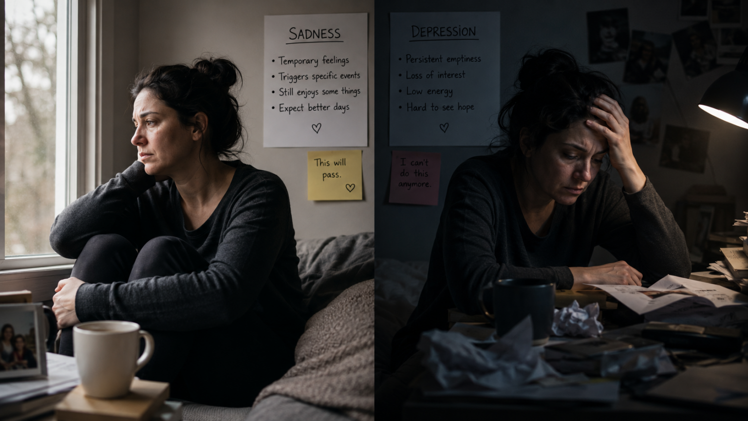 Depression vs Sadness