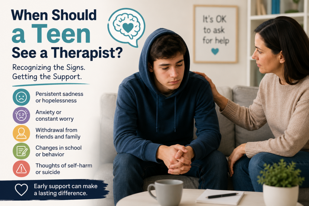 When Should a Teen See a Therapist