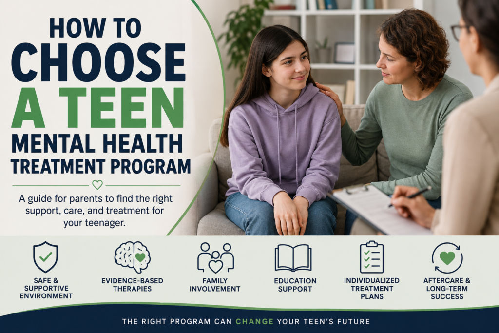 How to Choose a Teen Mental Health Treatment Program